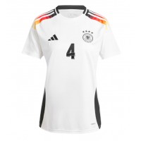 Deutschland Jonathan Tah #4 Heimtrikot Frauen EM 2024 Kurzarm